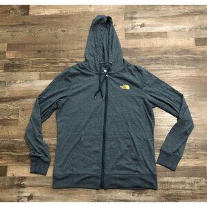 The North Face Womens XL Blue Full Zip Hoodie Jacket Lightweight
